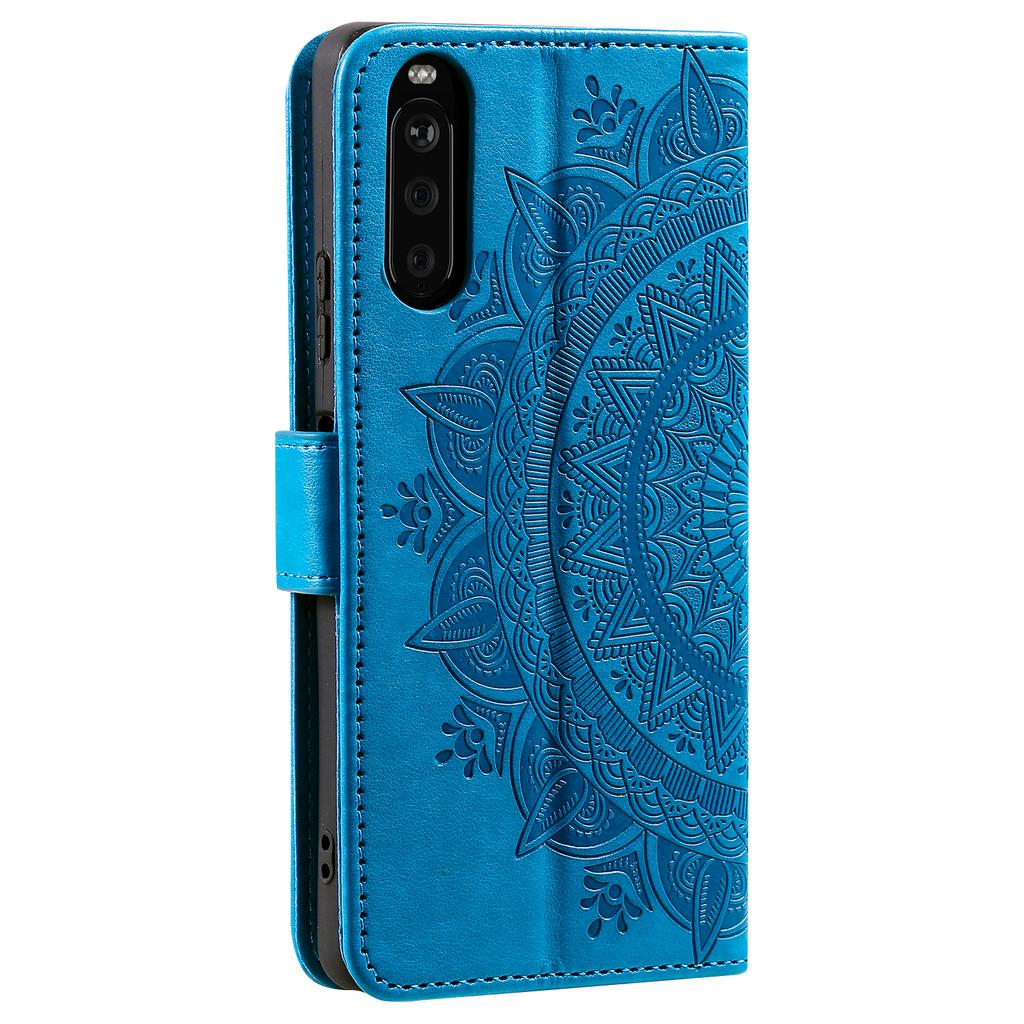 For Sony Xperia 10 VI Case Mandala Flower Imprinted Flip Stand Phone Cover