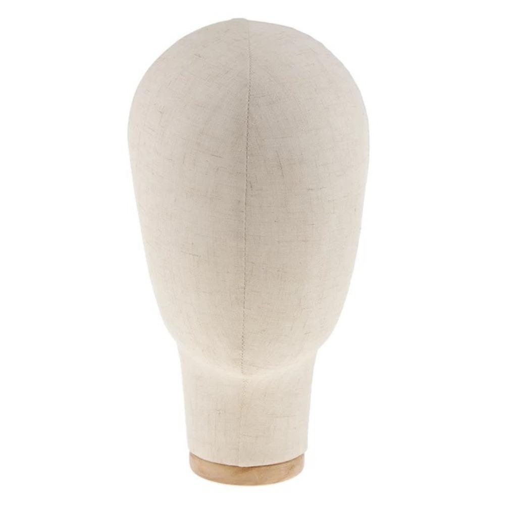 Stable Base Canvas Block Head Manikin Wig Hat Display Holder Styling Display Head  Barbershop