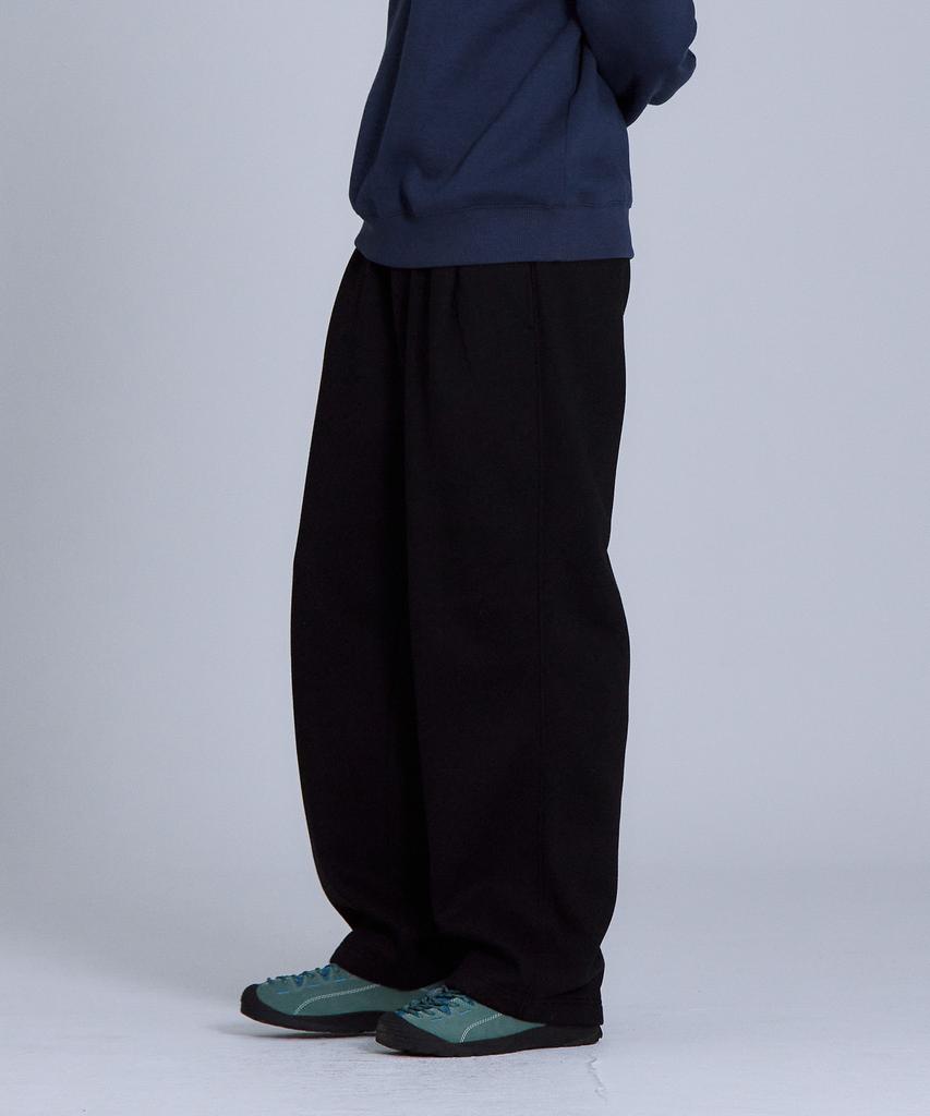 BASIC HOUSE Uni Brushed Terry Single-Pleat Wide Pants (2 Colors) Lapt7103