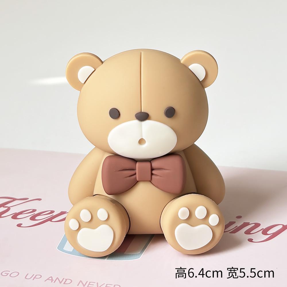 Bear Cake Topper Bear Cake Decorations for Baby Shower Cake Toppers Party Supplies