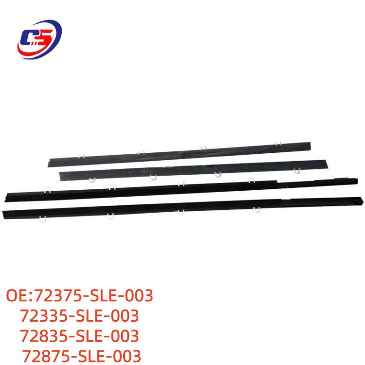 72335-SLE-003 and 72835-SLE-003 fit the Honda glass inner pressure strip 72875-SLE-003. 72375-SLE-003 72335-SLE-003 72835-SLE-003 72875-SL