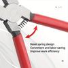1PC 7" Retainer Ring Circlip Pliers Internal External Circlip Pliers Tip Straight Bent Jaw for Ring Remover Retaining