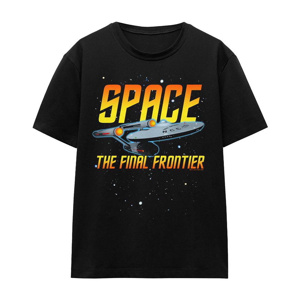 STAR TREK Unisex Erwachsenen Weltraum T-Shirt