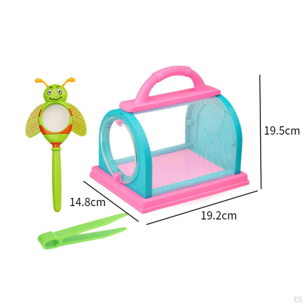 Creature Observation , Magnifying Glass Toy, Box, Educational Glass,