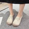 Fashion ZXRYXGS Premium Soft Cowhide Real Leather Shoes Women Flats 2025 Autumn Soft Sole Comfort Casual Sneakesr Flat Shoes Large Size