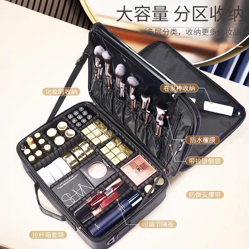 Portable Large-Capacity Professional Makeup Artist Storage Bag Permanent Makeup Tool Kit Waterproof Cosmetic Case