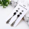 4 Pair Retro Bohemia Style Long Earring Set Modern All-match Eardrop Ornament