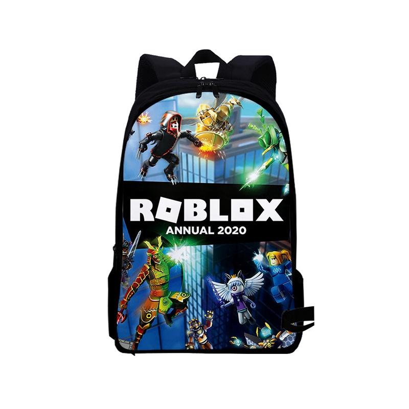 Plecak Roblox o dużej pojemności i z płynnie działającymi podwójnymi zamkami błyskawicznymi do szkoły i podróży