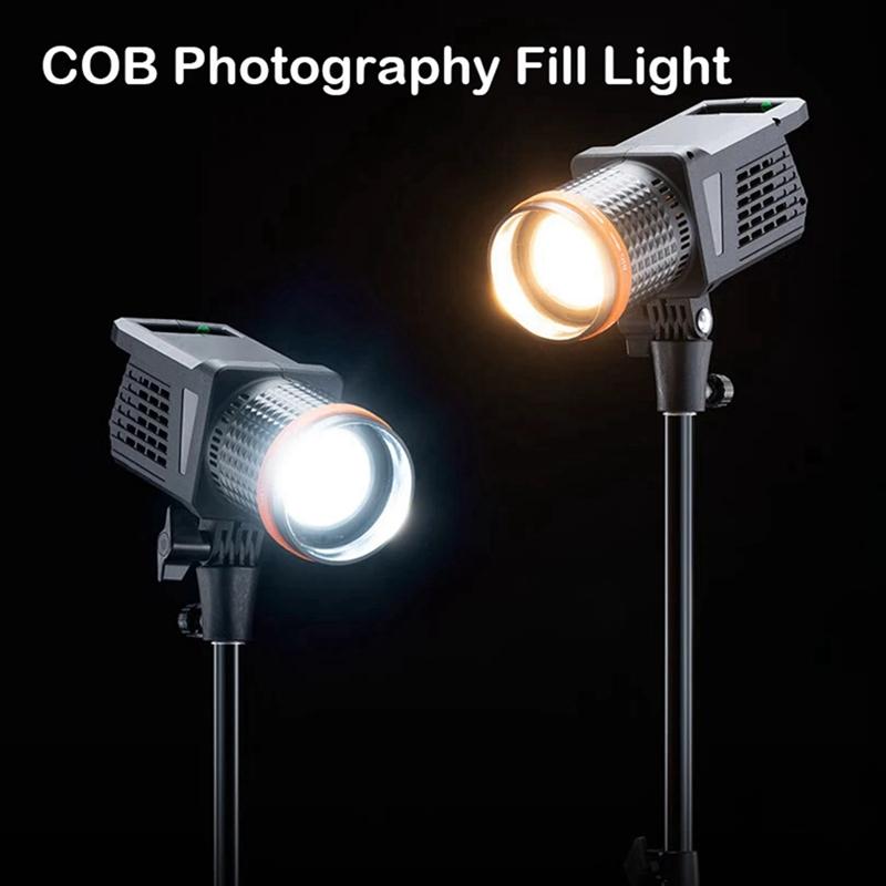 A04R-40W Luce LED per Fotografia Video 3000k-6000k Lampada Solare Bilanciata alla Luce del Giorno per Flash Ritratto Studio Live SPINA UE