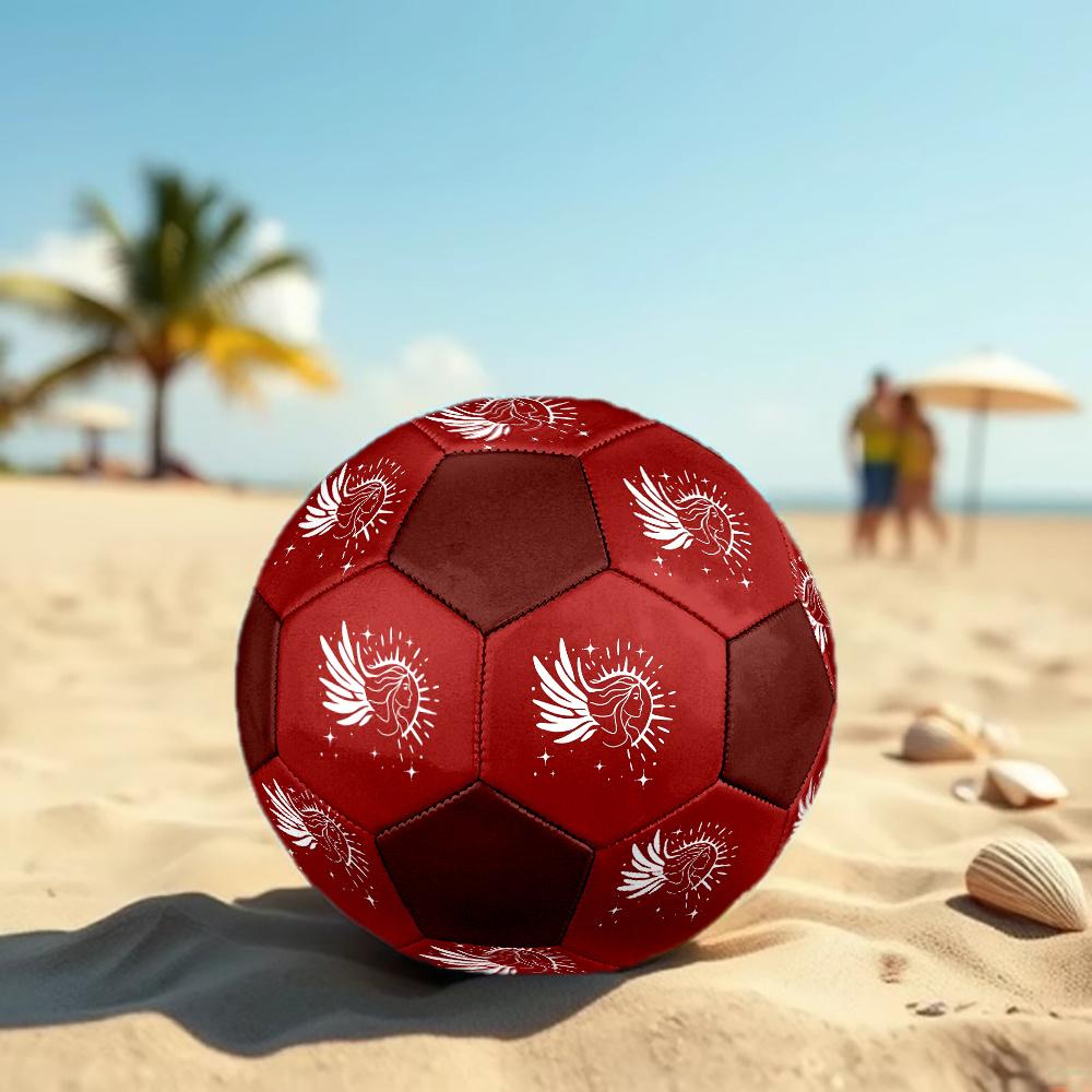 1PC Angel Wings Sparkle Soccer Ball Size 5 Football Machine Sewn Indoor/Outdoor Universal Football S35