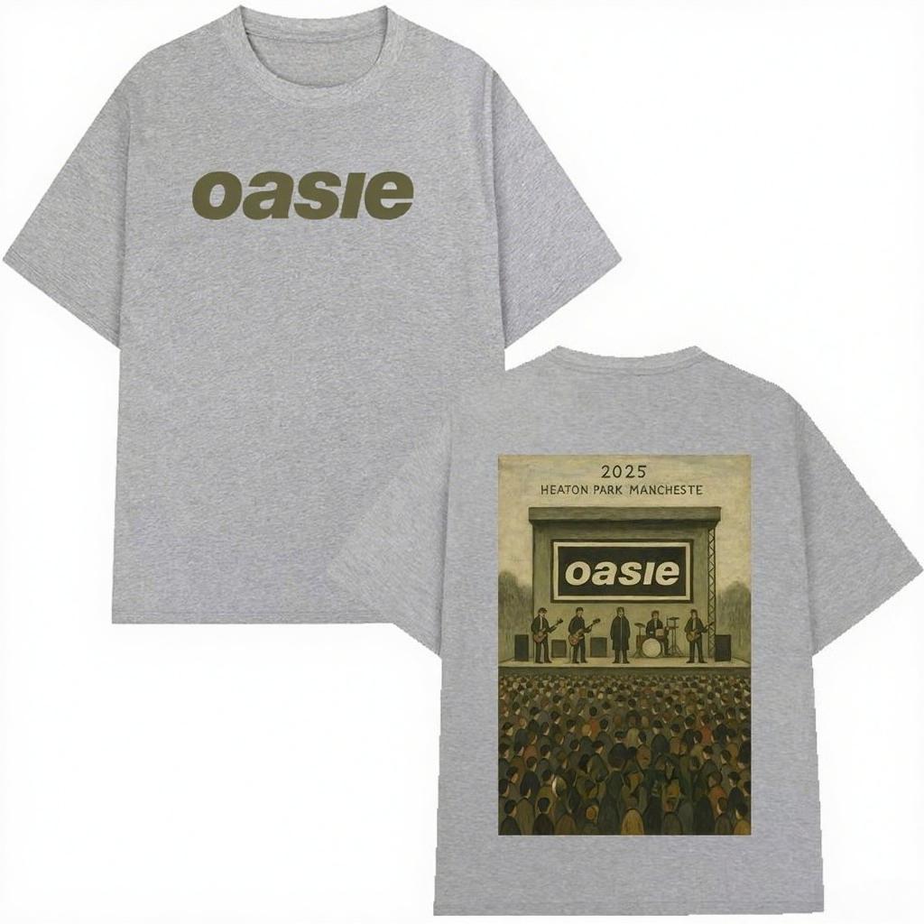 

oasie rock band world tour 2025 Men Women T-shirt Print Clothing fashion casual pure Cotton Summer Autumn and winter innerwear 4XL