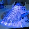 LED Meteor Shower Rain Lights Waterproof Falling Raindrop Fairy String Light for Christmas Holiday Party Patio Decor