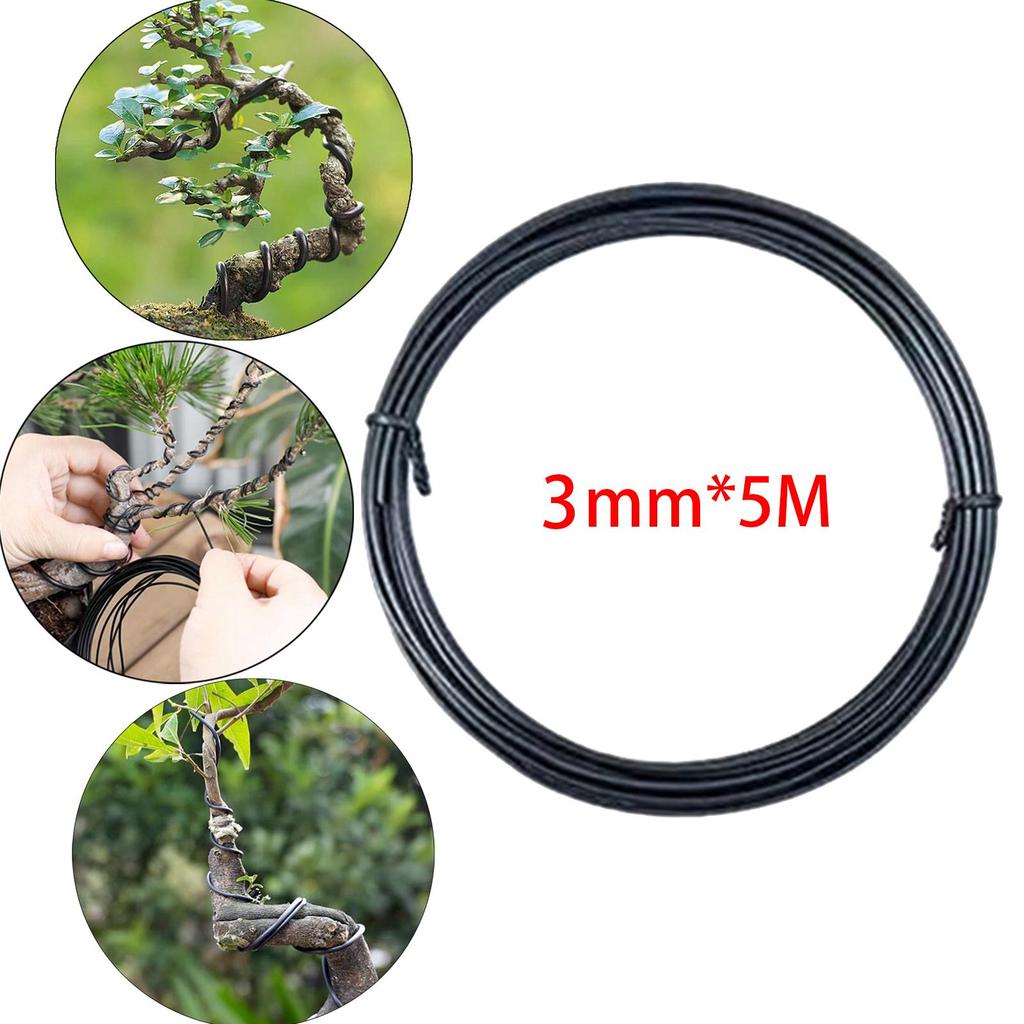 Bonsai Training Wire Plant Cage Holder Total 5M/10M Plants Trellis Plants Stem Trainer for Patio Indoor Balcony Yard Equipment