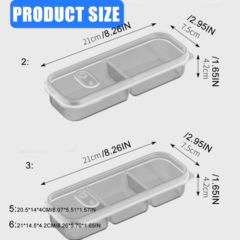 Transparente PP-Kunststoff-Versiegelte Küchenaufbewahrungsbox mit Belüftungsdeckel für Obst, Gemüse und Essensreste