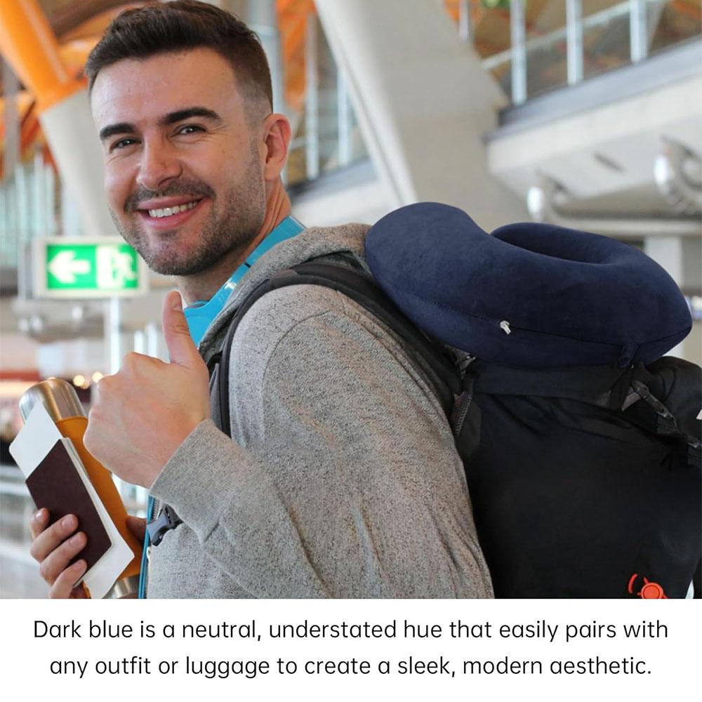 2pcs Reusable U-Shaped Travel Neck Pillow Cover(Only Pillow Covers,No Filler)