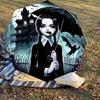 1PC Haunted House Umbrella Umbrella-8-Rib Reinforced, Automatic Open, Lightweight & Durable, Cute Fashion Accessory for Outdoor-K1249