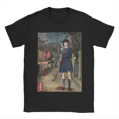 SILENT HILL F T-shirt Homme Shimizu Hinako T-shirt Drôle Manches Courtes Col Rond T-shirts 100% Coton Nouveauté Vêtements