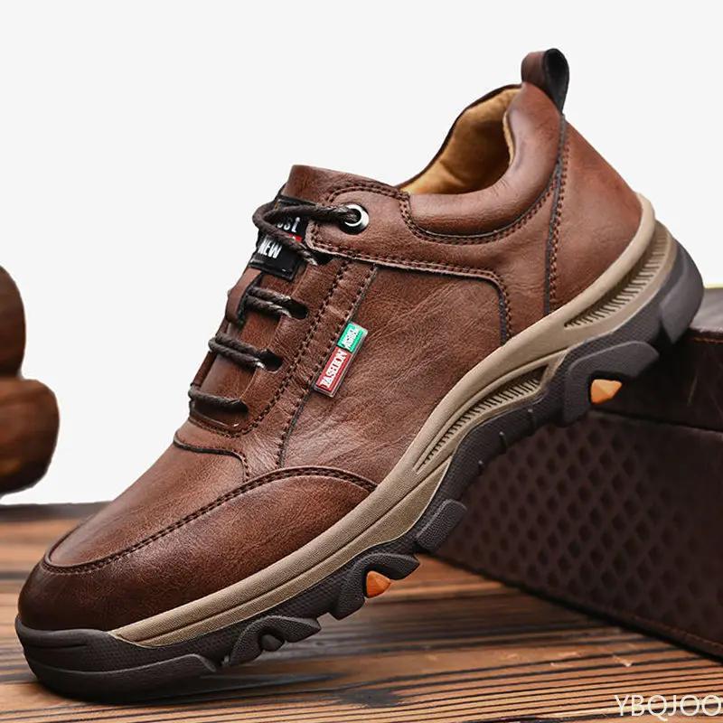 Wiosna i Jesień Nowe Buty Męskie Klasyczne Wygodne Buty Górskie Męskie Codzienne Odporne na Zużycie Buty Turystyczne