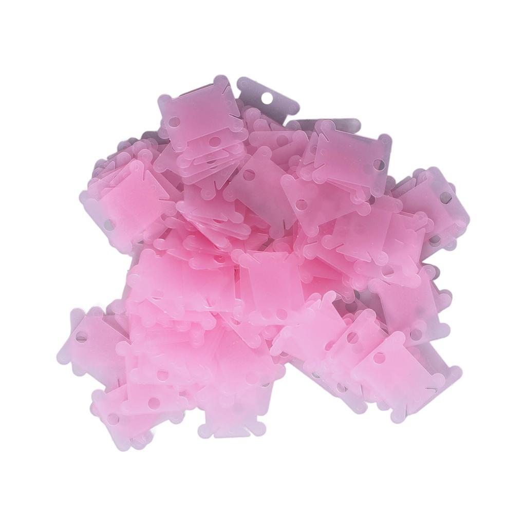200Pcs Plastic Floss Bobbin Sorting Storage Function Butiful Practical Household Sewing Thrd Storage