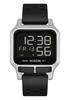 Nixon Heat Watch for Men and Women, Silver, A1320130-00 [Officially Imported]
