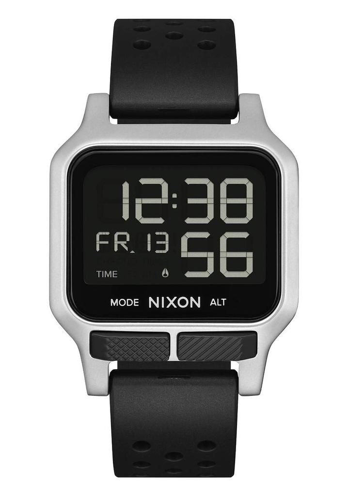 Nixon Heat Watch for Men and Women, Silver, A1320130-00 [Officially Imported]