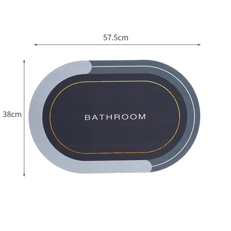 Badezimmer Diatomeenerde Bodenmatte Rutschfest Super Saugfähig Schnell Trocknend Badematten Teppich für Eingang