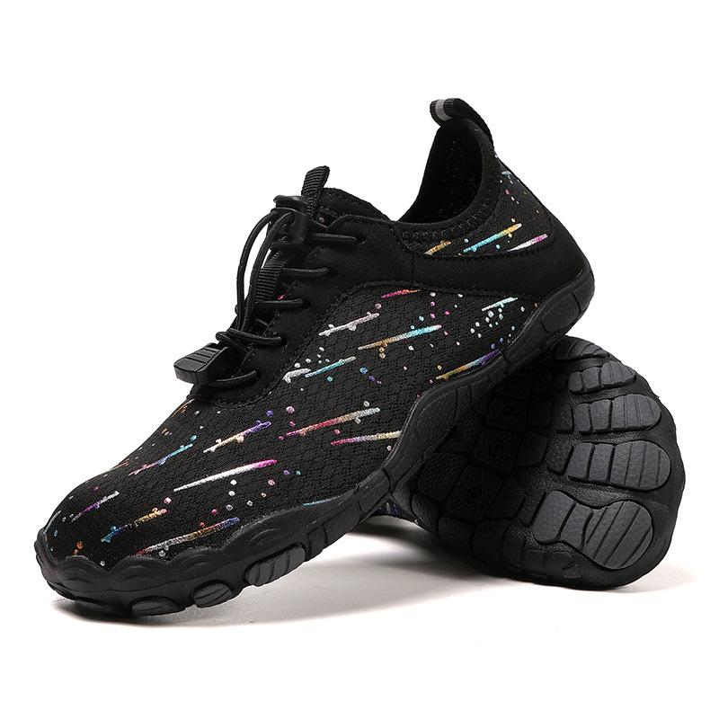 

Unisex Wading Shoes Quick-Dry Aqua Shoes Drainage Water Shoes Beach Sports Swim Sandals Yoga Diving Surfing Training Footwear 35 чорний