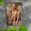 Vintage Pinup Girl Retro Poster Metallschild