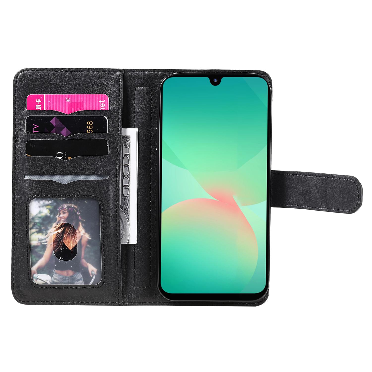 

For Samsung Galaxy A16 4G/Galaxy A16 5G/Galaxy A26 5G Leather Case with 10 Card Holder Phone Cover Stand Rose Gold