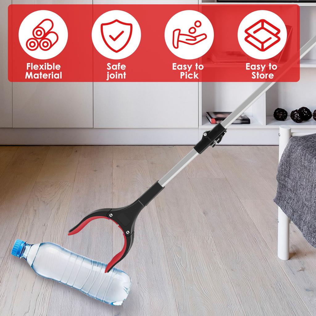 Garbage Picker Gripper Gripper Extender Hand Tools Litter Reachers Picker Portable Collapsible Garbage Grabber with Non-Slip Jaw