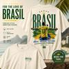 Brazil Soccer Shirt Vintage | World Cup 2026 Tee | Brazil Football Fan Shirt | Futbol Graphic Tee | Soccer Lover Gift