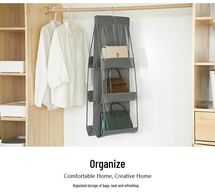 Zakka Style Multi-Purpose Women's Crossbody Bag and Hanging Wardrobe Storage Organizer