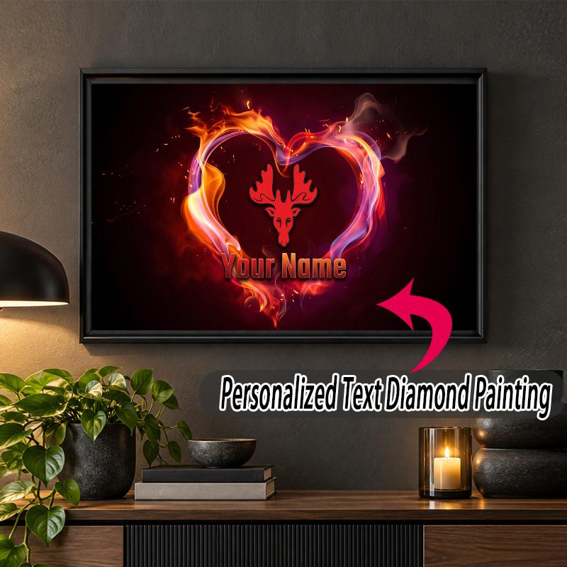 Watford FC Custom Name Text 5D Diamond Painting Kit DIY Full Drill Diamond Art Decoration