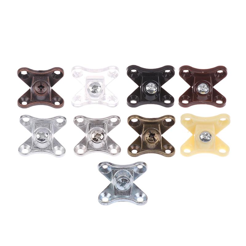 6/10Sets Removable Corner Bracket Zinc Alloy Butterfly Corner Bracket With Screws - Support Connectors For Furniture Drawers
