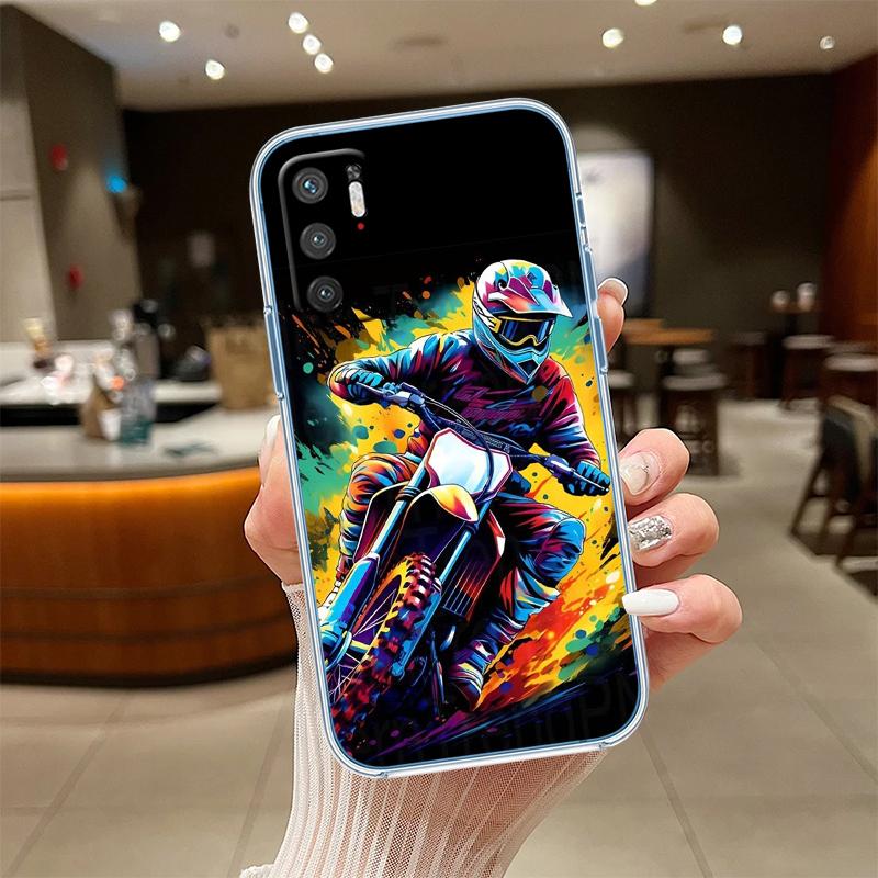UP38 Motorcycle Racing Transparent Phone Case for Motorola Moto Edge 20 30 40 50 S30 Fusion Ultra Pro Neo Lite + G200 G23