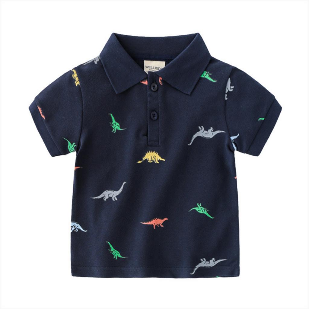 Boys' Short Sleeve T-Shirt Summer Casual Top for Daily Wear