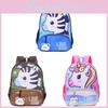 Kids Double Shoulder Unicorn Bag Cartoon Polyester School Pack With Comfortable Back Support
