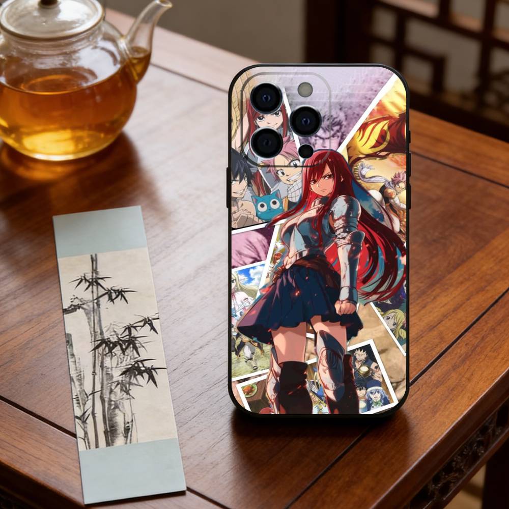 Anime F-Fairy Tail E-Erza Scarlet Phone Case Silicone Soft For IPhone 17 16 15 14 13 12 11 X XR Plus Pro Max Plus