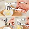 Yousheng Manual Garlic Press Heavy Duty Ginger Crusher Masher with Ergonomic Handle Efficient Garlic Press Tool for Home