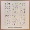 Nature Series: Daisy & Rose Waterproof Children's Journal Stickers Pack for DIY Decoration
