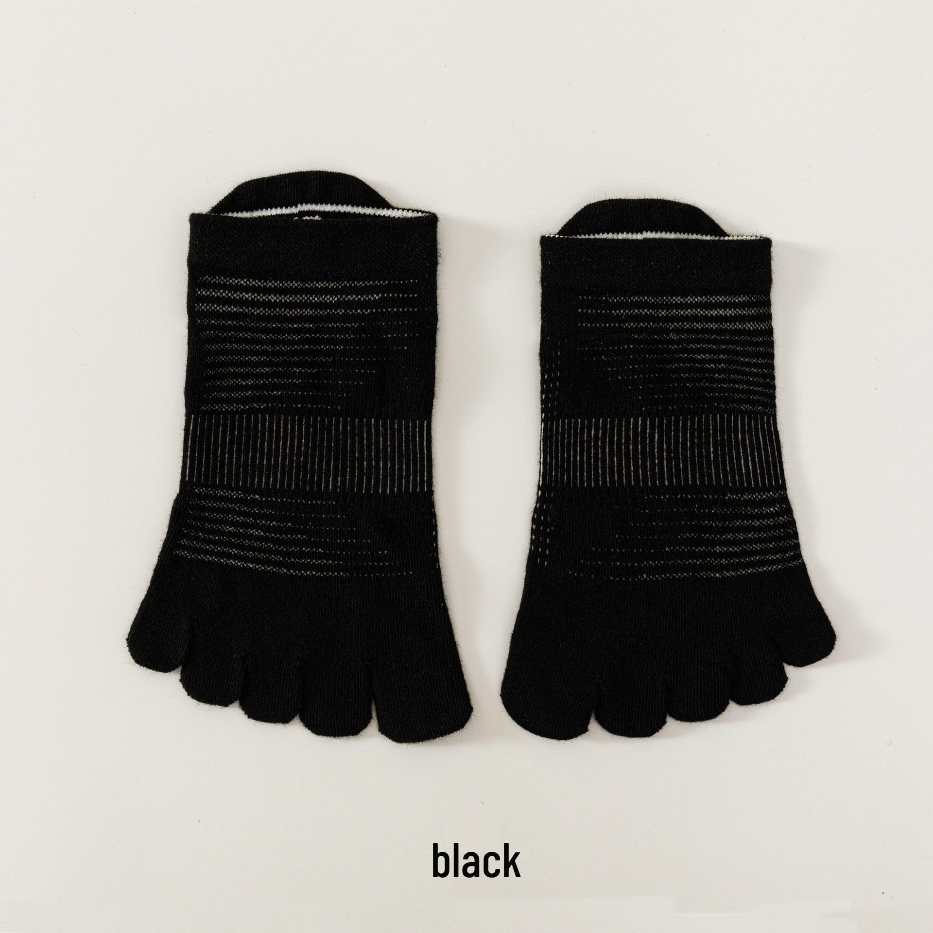 

Meike s Coolmax Five-Finger Running & Yoga Socks - Breathable, Quick-Drying, Short Ankle Split-Toe Design M (39-42)