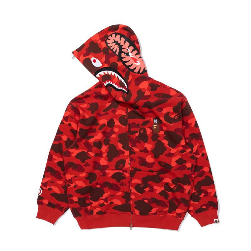 [PRE ORDER] STRAY KIDS × BAPE – Wolf Chan SHARK FULL ZIP HOODIE (Bang Chan Ver.)