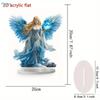 Butterfly Fairys Sculpture Ornament Home Decoration Acrylic Butterfly Fairys Statue Figurines Table Centerpieces