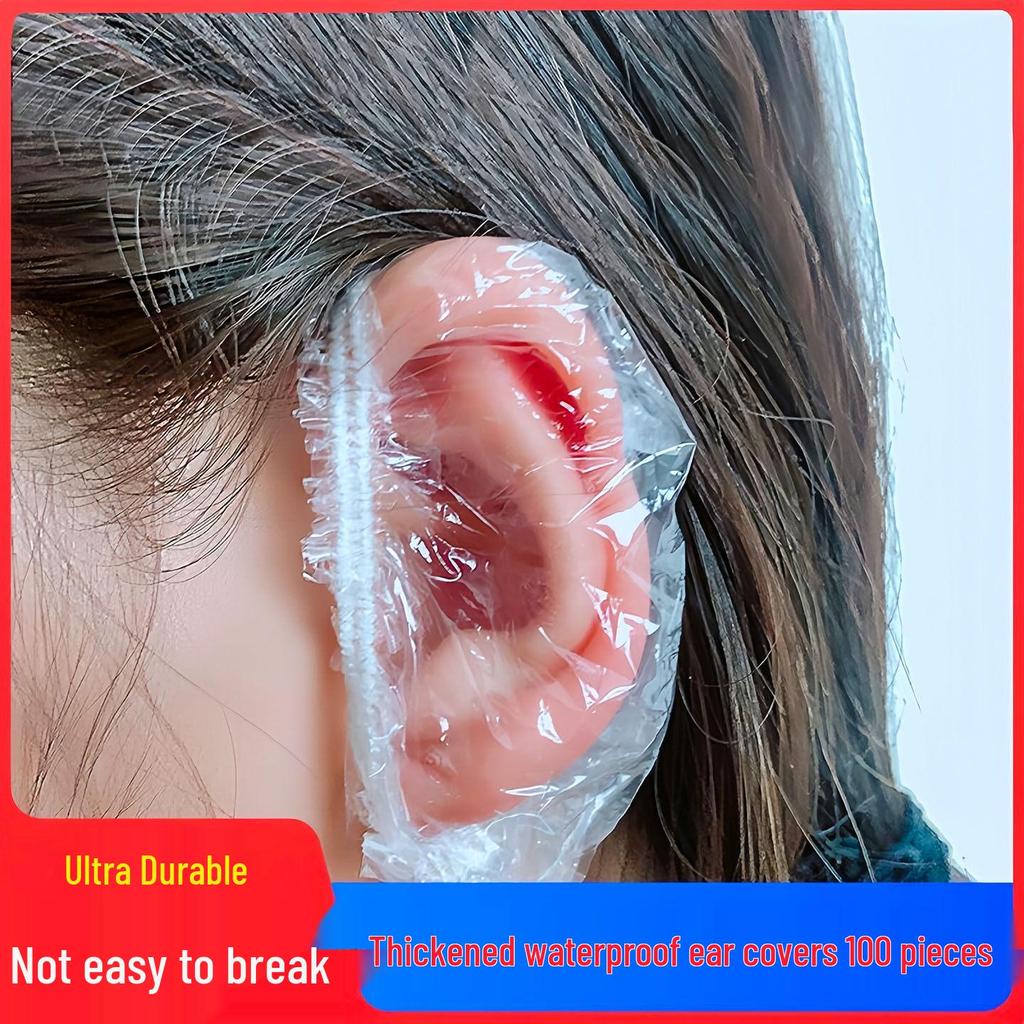 Waterproof Disposable Ear Covers for Hairdyeing, Hairdressing, and Shampoo Protection