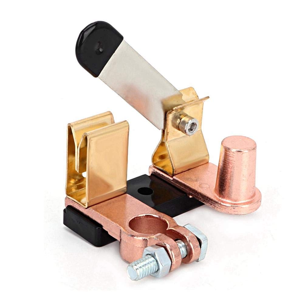 Akozon Power Off Switch 4-6AWG -24V Car High Current Switch Disconnect Top Post Power Off Switch