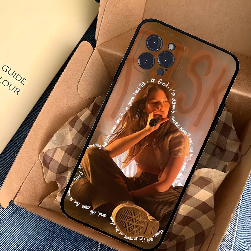 Popular G-gracie Singer A-abrams Black Soft Phone Case For IPhone 16 15 14 13 11 12 17 Pro Max Mini Plus