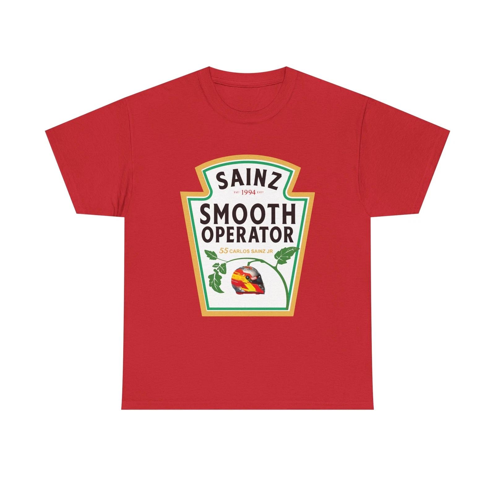 Carlos Sainz Operator F1 Unisex Heavy Cotton Tee M