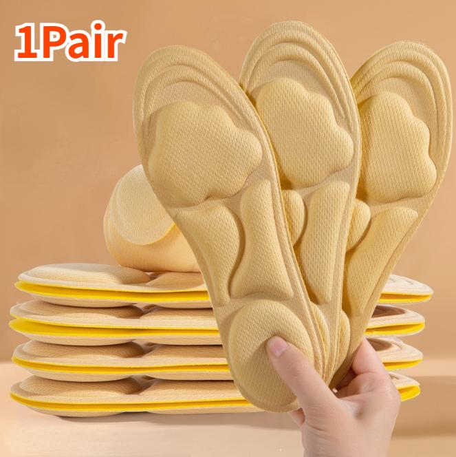 6D Massage Memory Foam Insoles for Shoes Sole Breathable Cushion Sneakers Running Insoles for Feet Orthopedic Insoles Deodorant