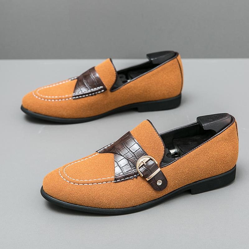 Fashion Leather Loafer Shoes For Man Genuine Leather Big Size Shoes High Quality Designer Formal Shoes Casual Shoes Fashion Business