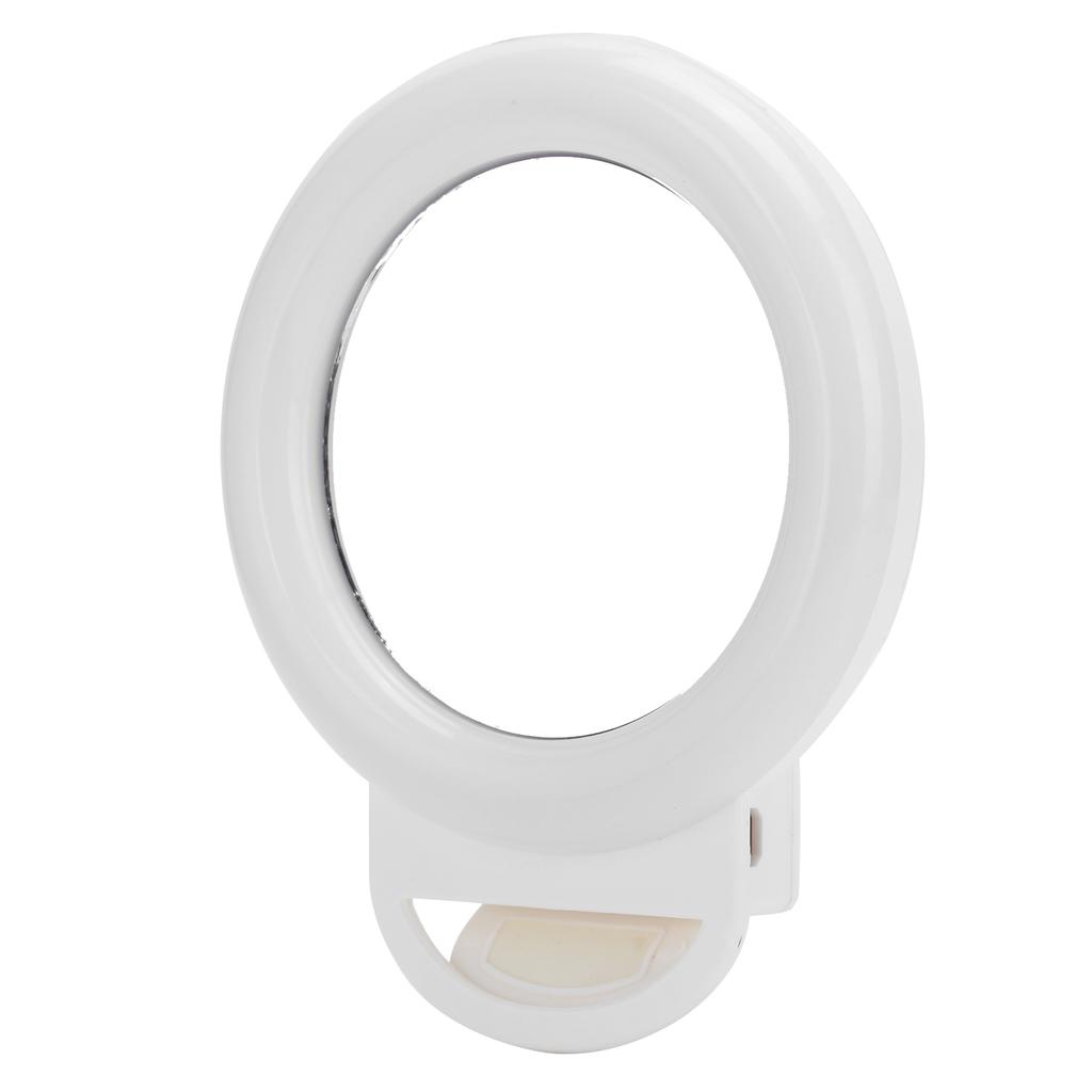 AL20 Smart Phone Fill Light LED Clip On Rechargeable Ring Fill Light for Live Streaming